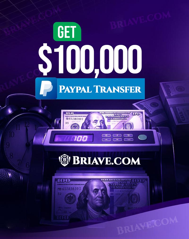 Get $100k USD Paypal Transfer
